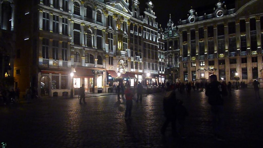 Grand Place à noite - Bruxelas, Bélgica - Novembro de 2015
